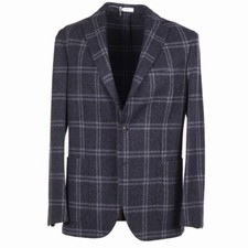 Boglioli Charcoal Gray Check Wool-Cashmere 'K Jacket' Sport Coat 42R Eu 52 NWT