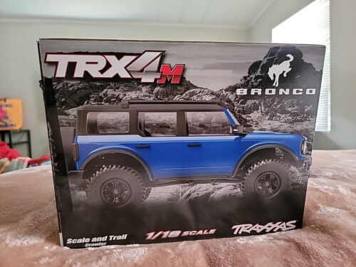 Traxxas Trx4m 1/18 Bronco Crawler Jaune Orange  - Photo 1/10