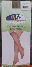 Vintage Pantyhose Rare Peter Pan Knee High 1 Pair Color Spice One Size BFRIP1