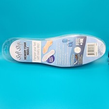 MEMORY FOAM INSOLES SOFT COMFORT  M-6-12  W'S 5-10