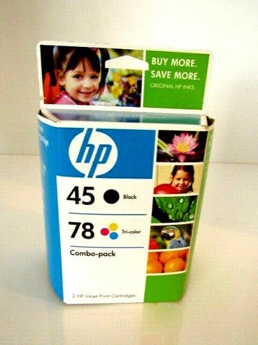 HP 45/78,Black/Tricolor Original Ink 