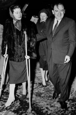 Senator Joseph Joe Mccarthy Helping A Woman 1957 4x6 Photo
