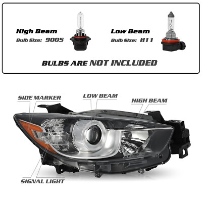 For 2013-2016 Mazda CX-5 CX5 Factory Halogen Projector Passenger