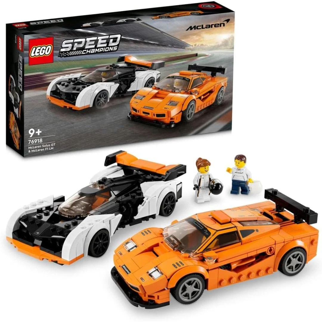 LEGO 76918 Speed Champions McLaren Solus GT & McLaren F1 LM Car Building Set