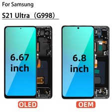 US OEM OLED For Samsung Galaxy S21 Ultra SM-G...