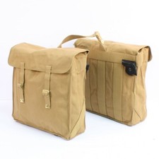 Replica British Army Motorcycle Dispatch Riders Bag set of DR Side Panniers W...