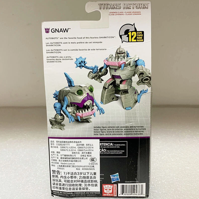 Hasbro Transformers Gnaw Titans Return Legends Class Action Figure In Stock New - Image 3 of 4