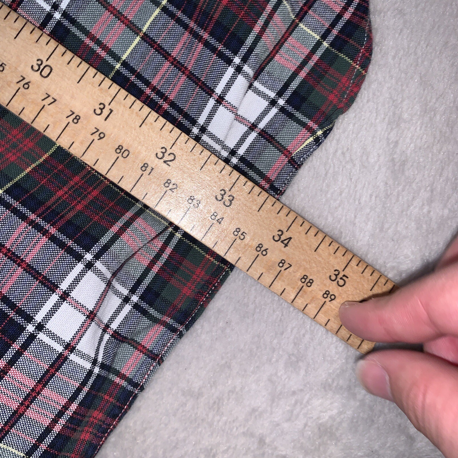 Ralph Lauren Shirt Mens XLT Brown Plaid Long Sleeve Button Down Tall Size Men