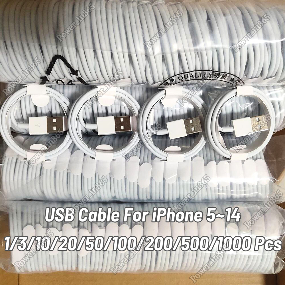 For Apple iPhone 14 13 12 11 8 7 6 5 X XR XS Charger Cable USB Charging Cord Lot