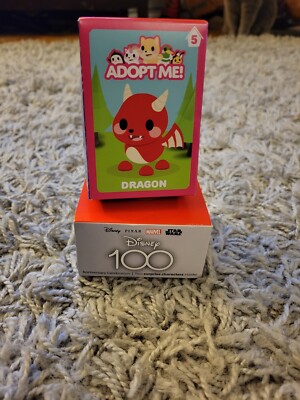 McDonalds Kids Meal 2023 Toy- Adopt Me Dragon (#5 Box)  With Box Plus Disney 100