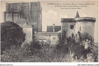 ABJP10-37-0913 - LOCHES - der Dungeon - von Foulques geschlagen - schwarz