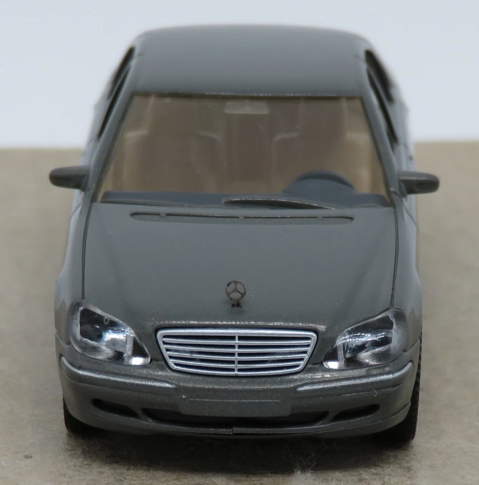 Micro WIKING Ho 1/87 Mercedes Benz S-KLASSE Grigio Scuro #1594026 No. Box - Immagine 2 di 4
