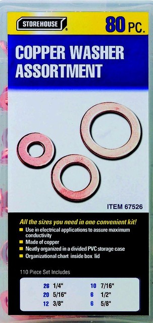 Copper Washer Size Chart