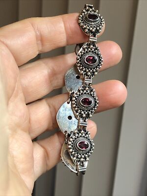 Bracciale hand made ametista e quarzo fatto a mano con montatura in argento 925, ametista e gocce di quarzo | Bracciale gocce di Quarzo