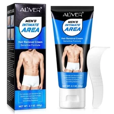 Intimate Hair Removal Cream for men, Hair Removal Cream for Pubic Hair, Underarm