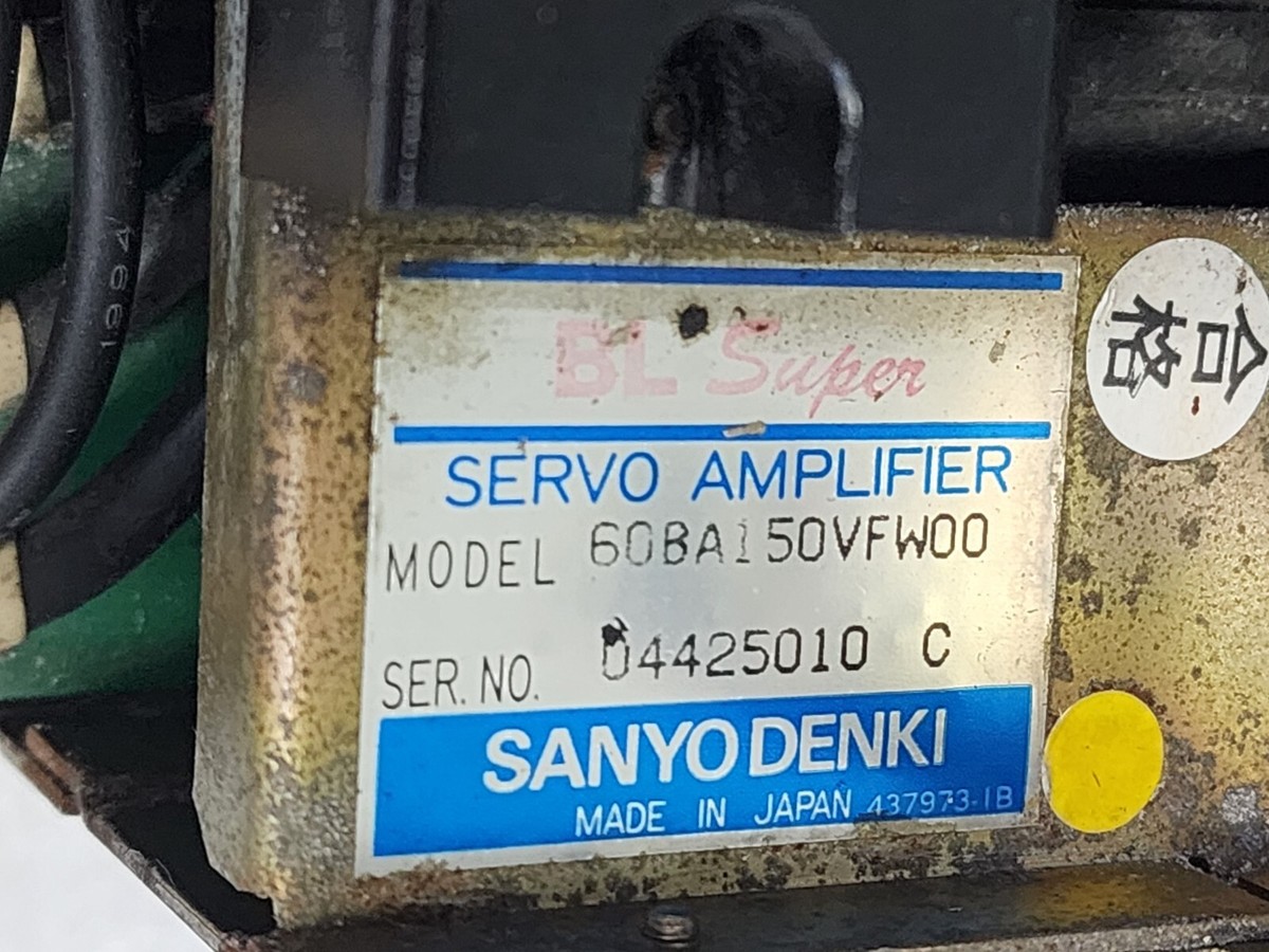 アンプ SANYO DENKI BL SUPER SERVO 60BA150VFW00 Sanyo Denki / Brother 60BA150VFW00 BL Super Servo Amplifier