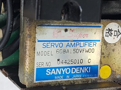 アンプ SANYO DENKI BL SUPER SERVO 60BA150VFW00 SANYO DENKI BL SUPER SERVO AMPLIFIER 60BA150VFW00 FREE SHIP