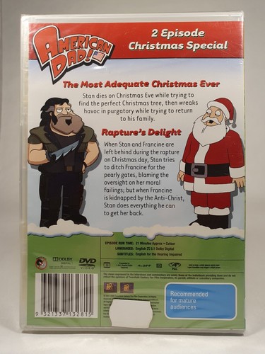 American Dad Volumes 1 2 3 4 5 6 Box Set + Christmas Special (NEW) DVD Region 4 - Picture 5 of 5