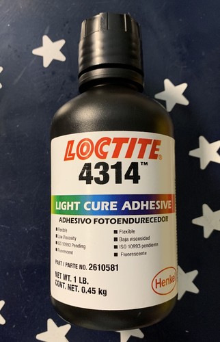 Loctite 4314 Light Cure Adhesive ONE POUND Bottle 1# EXP 02/26 2610581 - Picture 3 of 13