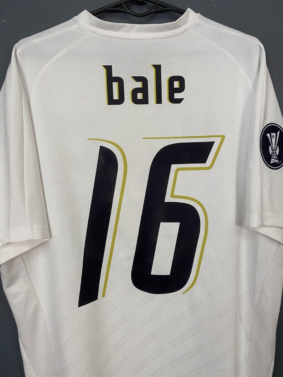 ウェア Tottenham Hotspur FC #3 Bale MEN'S BALE 3 FC TOTTENHAM HOTSPUR 2007/2008 SOCCER FOOTBALL SHIRT