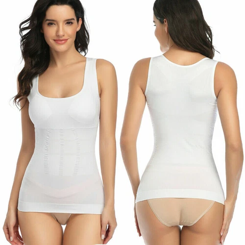 New Ladies Women Seamless Control Vest Body Shaper Shape Wear Under Wear - Bild 13 von 23