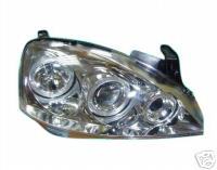 FRONT HEADLIGHTS ANGEL EYES OPEL CORSA C NEW MODEL