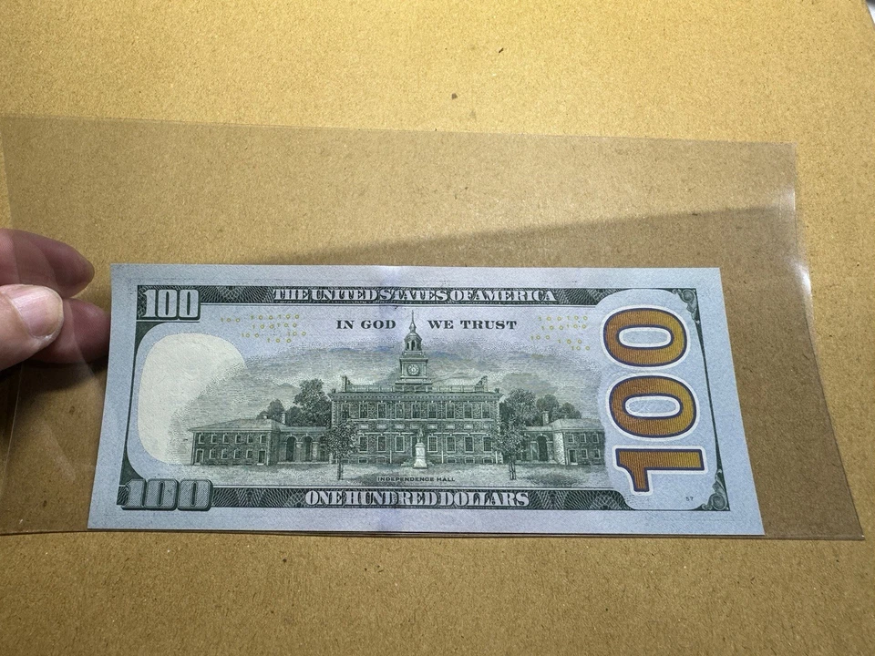 100 Dollars 2021 Serial Super Radar 15555551 SUPER GEM UNC_LDP Shop. - Image 4 of 4