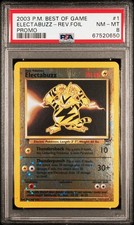 2003 POKEMON BEST OF GAME PROMO #1 ELECTABUZZ-REV.FOIL PROMO PSA 8 on eBay