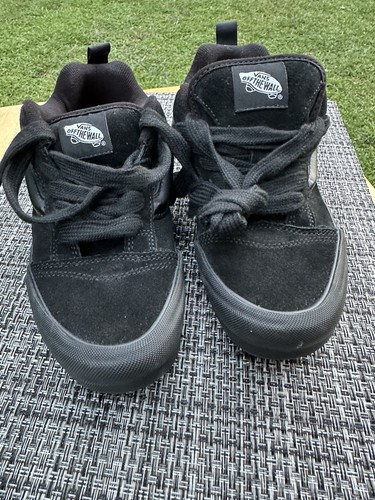 Vans Knu-Skool Black/Black Sz Men 5 Women 6.5 Shoes Sneakers - Picture 6 of 11