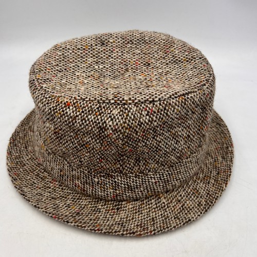 LL Bean Sz 7 3/8 David Hanna & Sons Tweed Bucket Hat Pure Wool Donegal Ireland - Picture 6 of 12