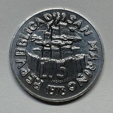 1978 San Marino 5 Lire - Coin #D-030