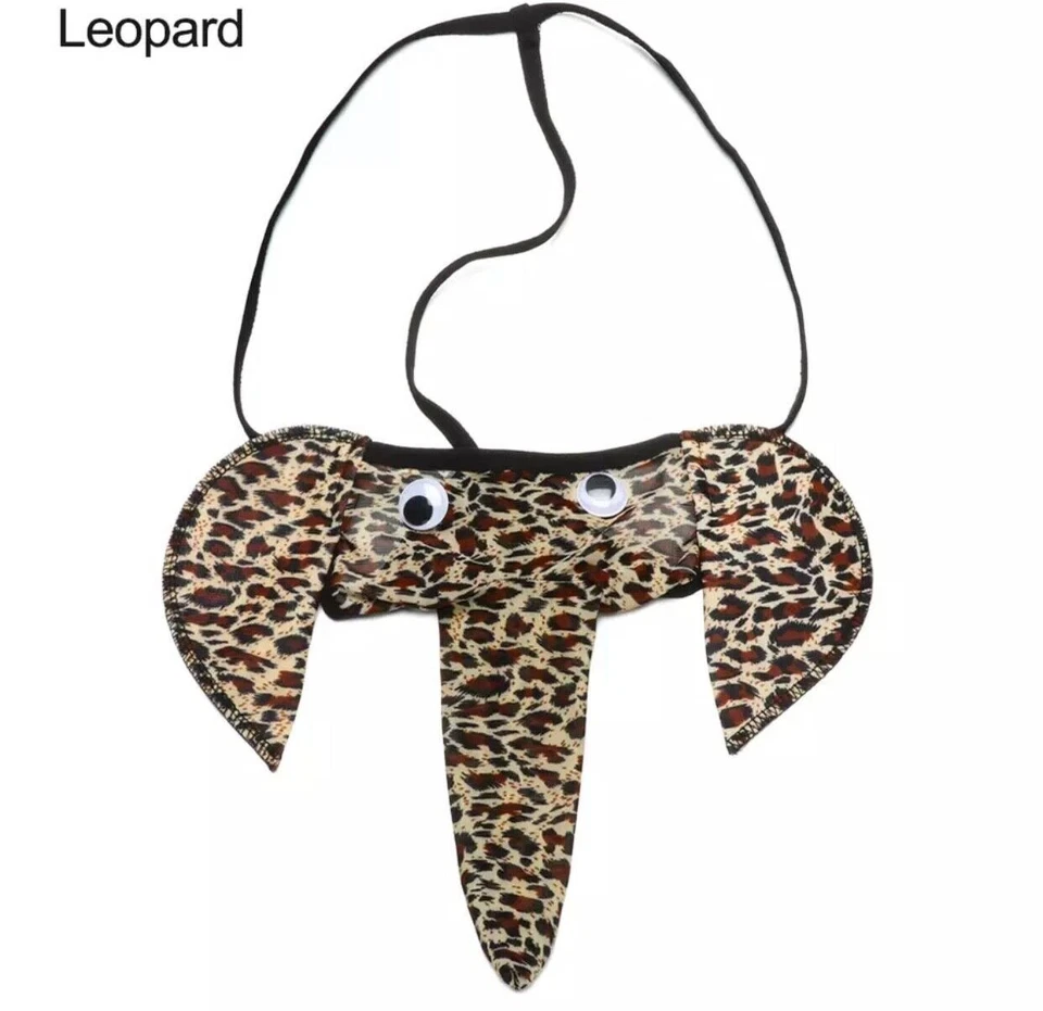 Herren Slip Unterwäsche Penishülle String Elefanten Pouch Geschenk Tanga Erotik - Bild 3 von 4