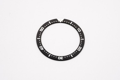 BlackSeiko divers bezel insert for 6309/      7002/      7S26-0020/      SKX007/