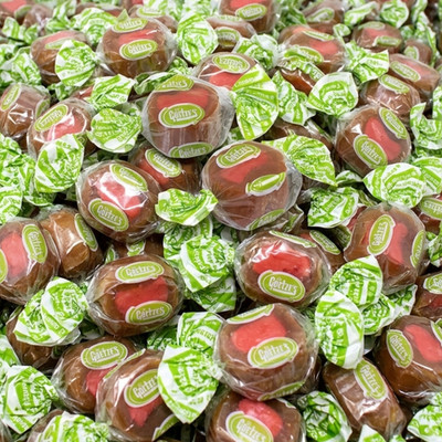 Goetze s Apple Caramel Creams Candy 1.5 LB | Individually Wrapped | Free Ship!