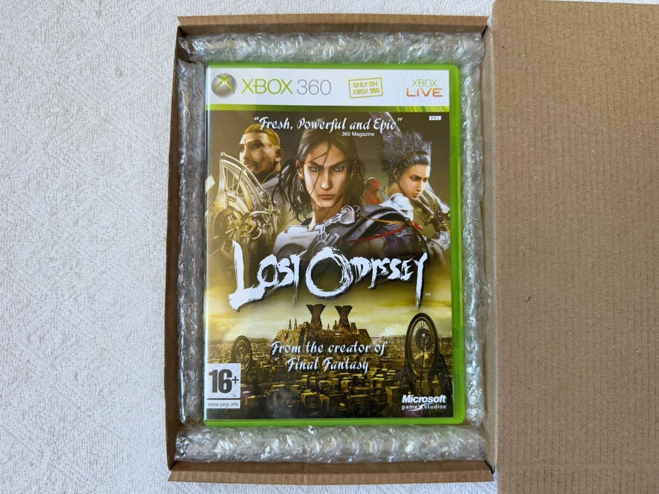 Lost Odyssey XBOX 360 - UK PAL VGC CIB with 4 disc's & 3 inserts - Tracked - Image 2 of 4