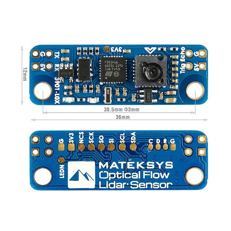 Optical Flow & Lidar Sensor 3901-L0X INAV Flow Sensor Board for RC FPV Drone