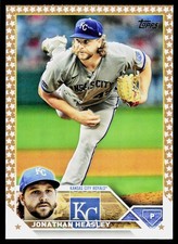 2023 Topps Gold Star Jonathan Heasley #346 Kansas City Royals