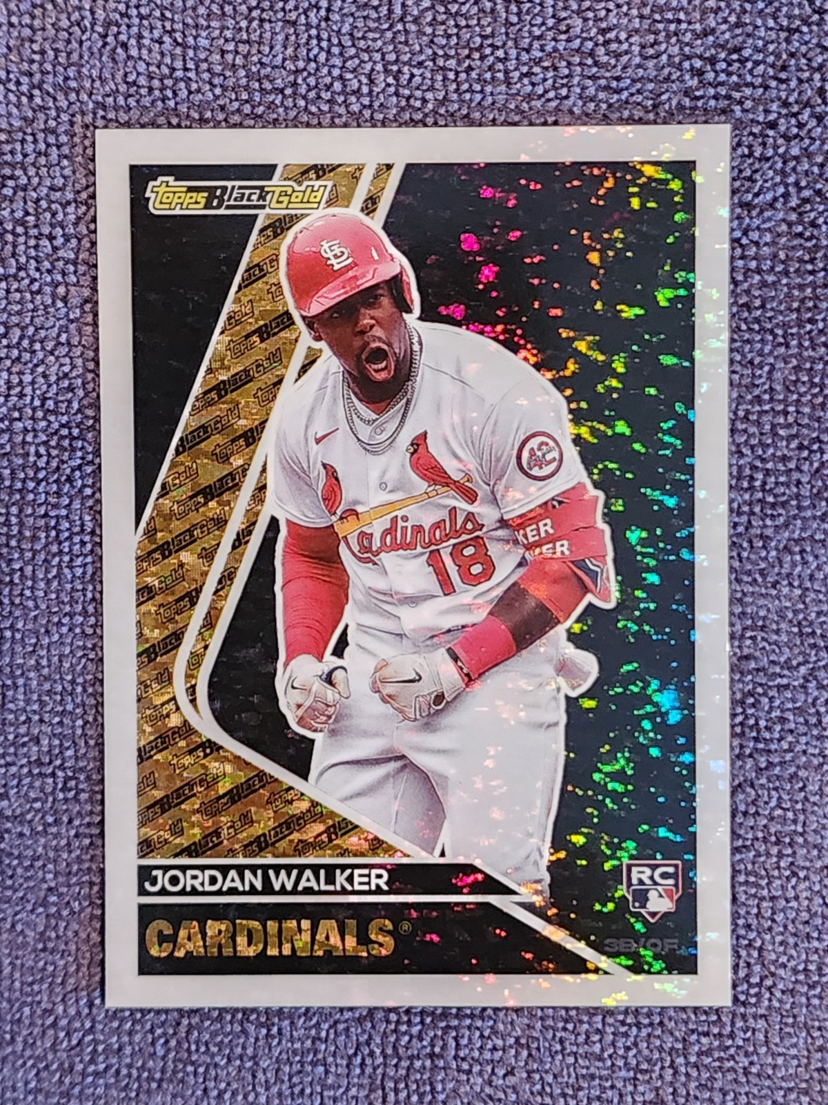 2023 Topps Update Series  - Jordan Walker #BG-29 Black Gold (RC) CARDINALS