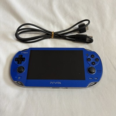 Near Mint SONY Playstation PS Vita PCH-1100 Console Sapphire