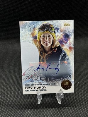 Amy Purdy Auto 2014 Topps US Olympic & Paralympic Hopefuls /15