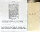 CIVIL WAR MARCH to SEA VET 32nd WI INFANTRY VAN ALSTINE CHECK DOCUMENT SIGNED