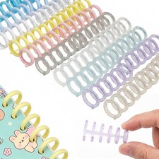 20 PCS Plastic Spiral Comb Binding Spines Coils For Letter & A4 Sheets