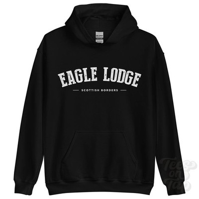 EAGLE LODGE SCOTTISH BORDER HOODIE Greenlaw Schottland College Uni-Stil