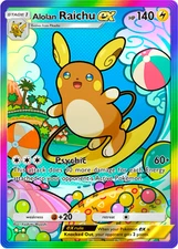 Pokemon Pocket TCG 2 Star Rainbow Alolan Raichu EX Extradimensional DIGITAL