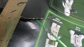 LEGO Star Wars Republic Gunship & 2013 Minifigure Gallery Poster 23" x 33" *READ