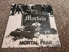 MORTICIA MORTAL FEAR LP ORIGINAL SEALED MINT VINYL 1987 CH8302 RARE GOTH METAL 