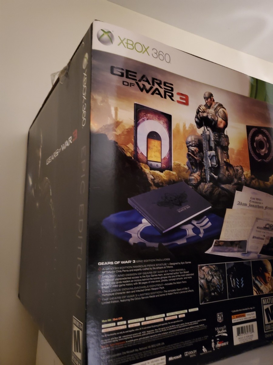 Gears of War 3 -- Epic Edition (Microsoft Xbox 360, 2011) for sale