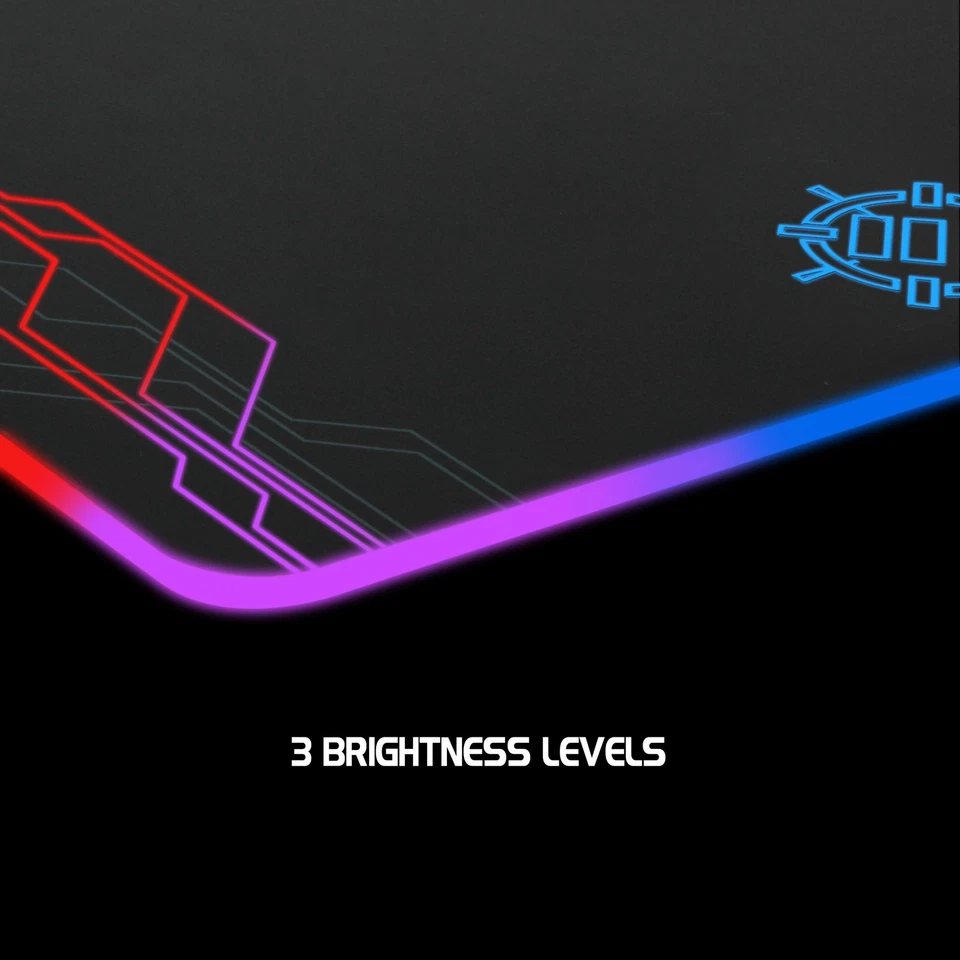 LED Gaming Mouse Pad RGB - Hard Mouse Pad with 7 Light Up Modes and Brightnes... - Image 4 of 4