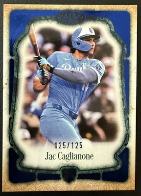 2026 Topps Tier One Jac Caglianone Blue Foil RC #92 025/125 Royals