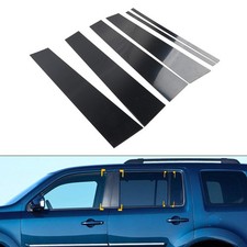 Pillar Post Door Window Cover Trim Kit For Honda Pilot Ridgeline 2009-2015